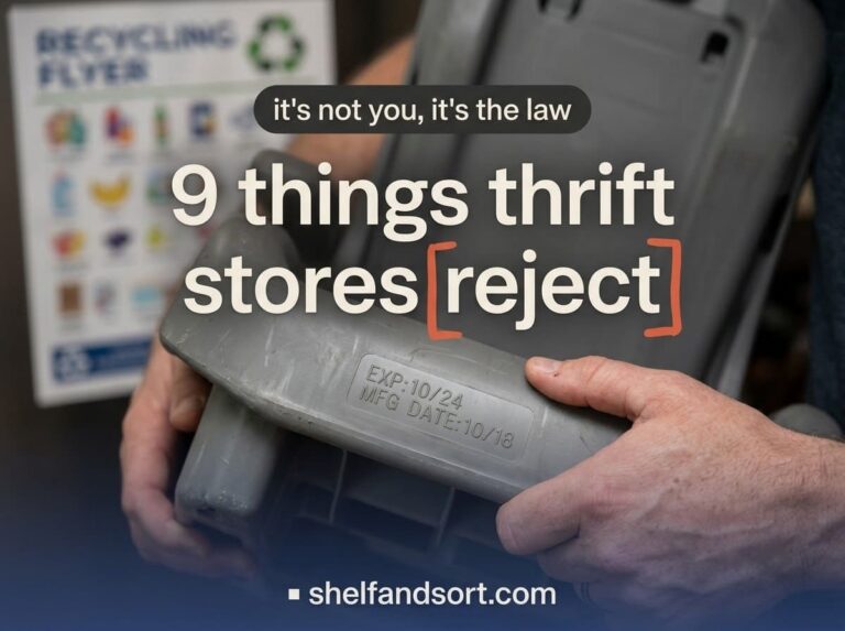 9 Household Items Thrift Stores Actually Reject, and Why