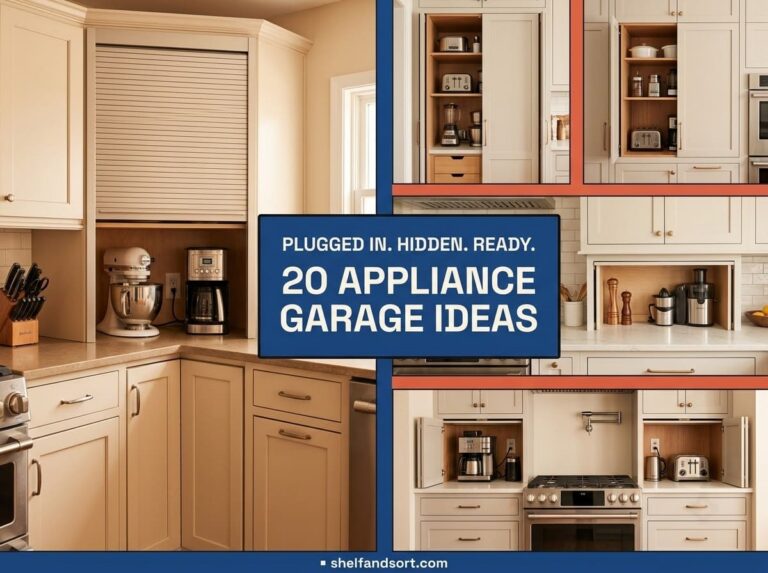 Park Your Kitchen Essentials in One of These 20 Appliance Garage Ideas