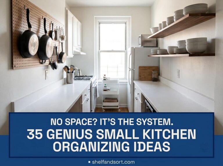 35 Genius Ideas for Organizing a Small Kitchen (That Hold Up Daily)