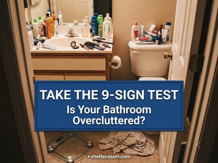 9 Signs Your Bathroom Is Overcluttered (and the 15-Minute Fix)